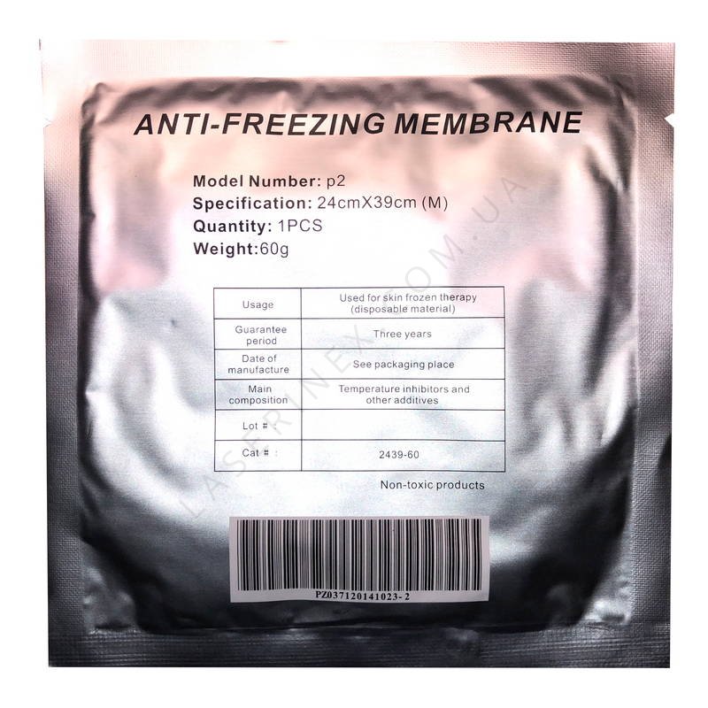 Салфетки для криолиполиза. Криозащитные мембраны.
